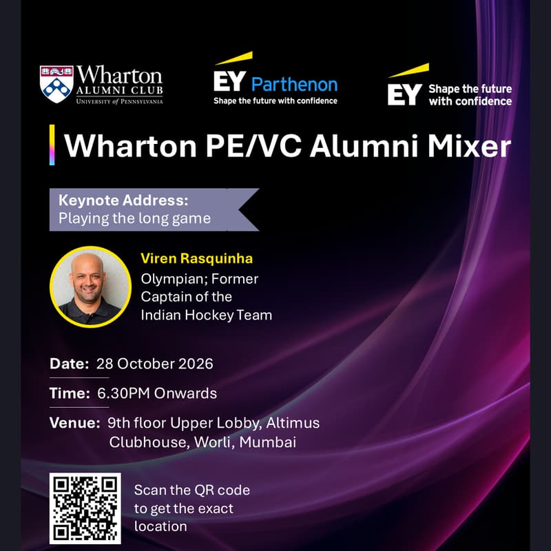 Cover Image for Wharton India PE&VC Networking Mixer