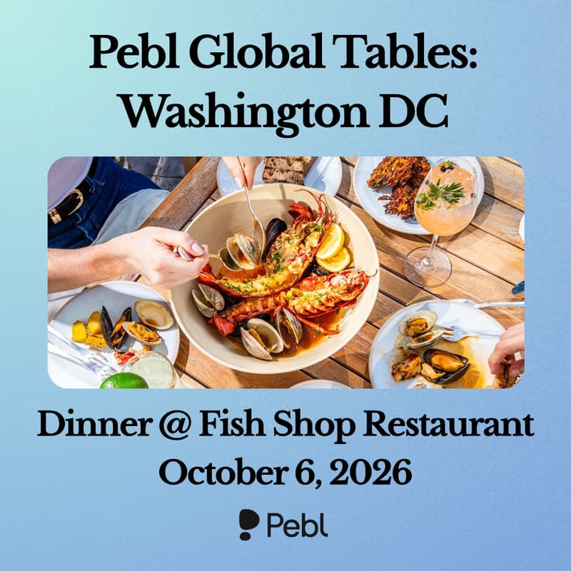 Cover Image for Pebl Global Tables: Washington DC