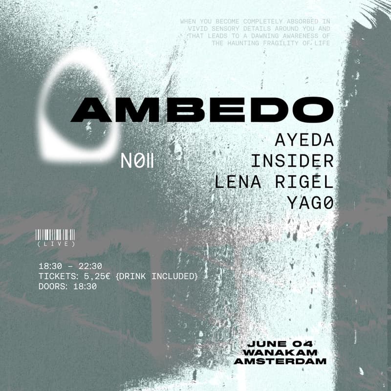 Cover Image for N0ll: Ambedo | sound storytelling, poetry, reflection