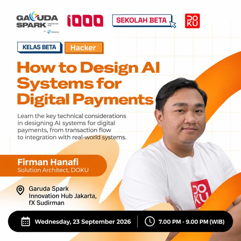 Cover Image for How to Design AI Systems for Digital Payments (DOKU in Collaboration with Sekolah Beta)