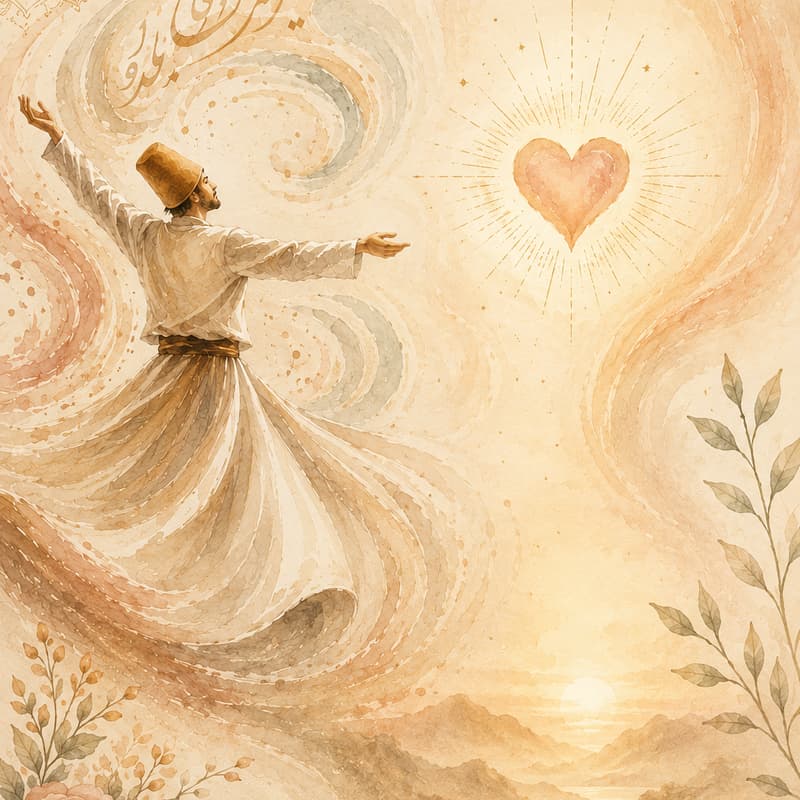 Cover Image for Rumi Poetry Woven into Song: A Journey Into the Sacred Heart
