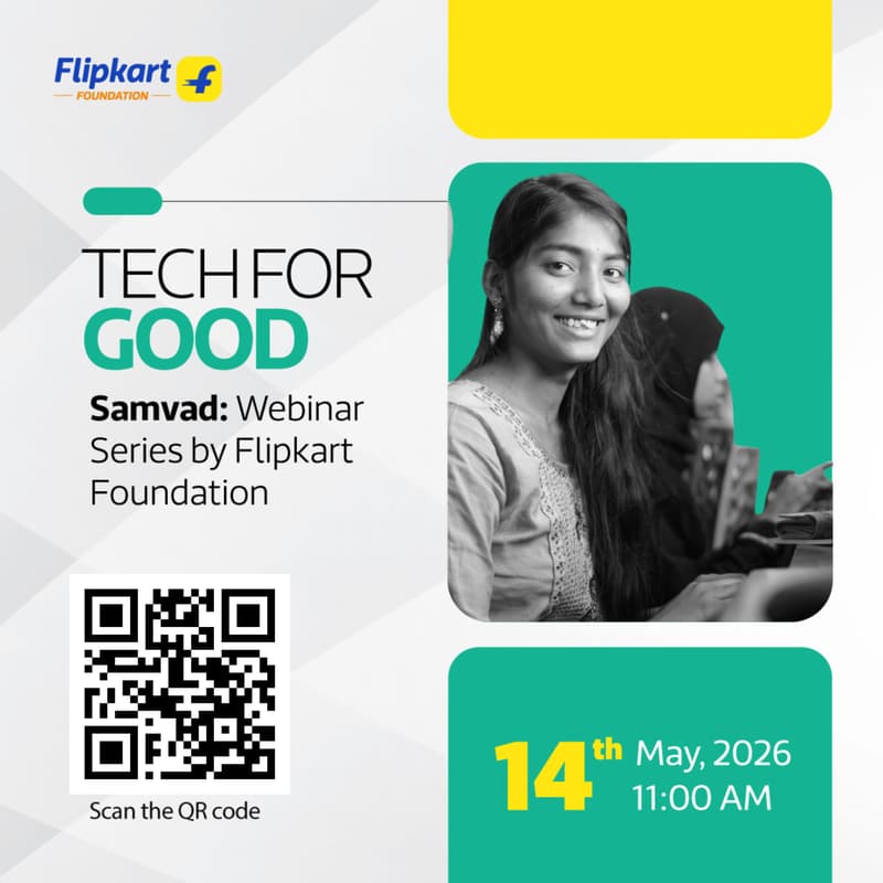 Cover Image for Samvad: Webinar Series by Flipkart Foundation