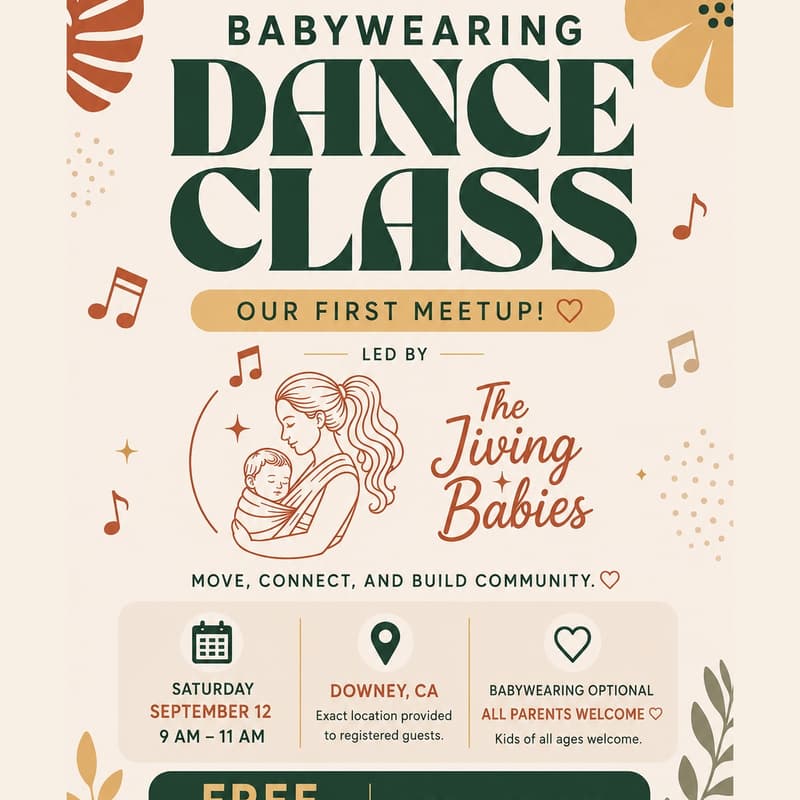 Cover Image for Babywearing Dance Class 🤎