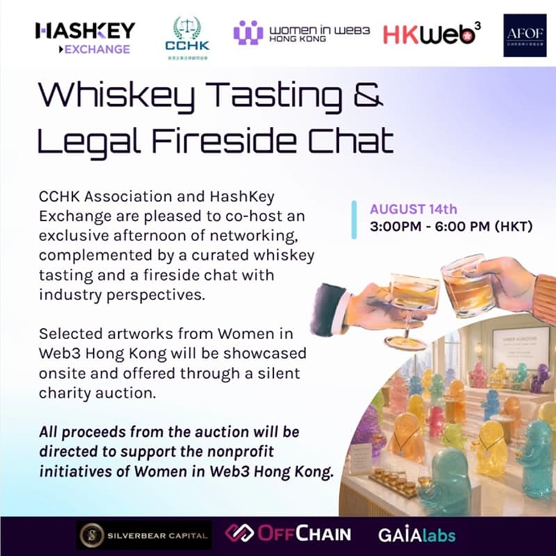 Cover Image for Whiskey Tasting & Charity Art Exhibition with Legal Insights & Networking