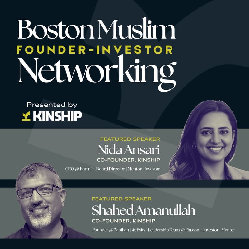 Cover Image for Kinship: Boston Muslim Investor | Founder Networking