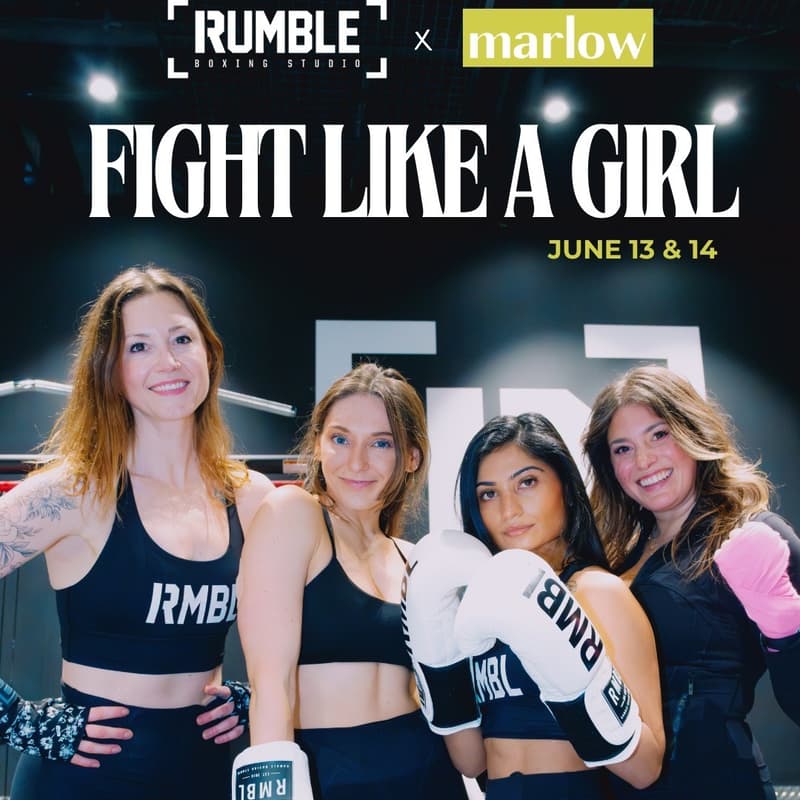 Cover Image for Marlow x Rumble Boxing Weekend 🥊💛