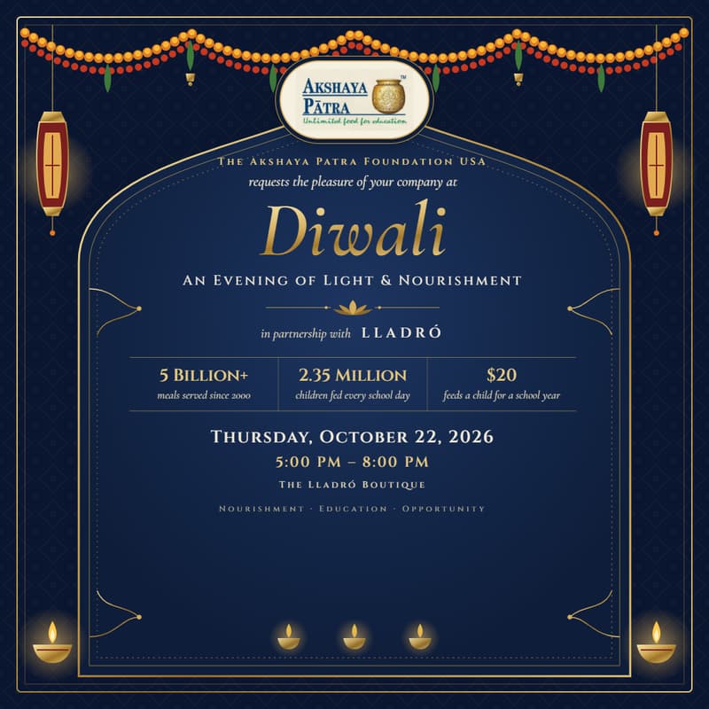 Cover Image for Akshaya Patra New York Young Professionals: Diwali Celebration with Lladro
