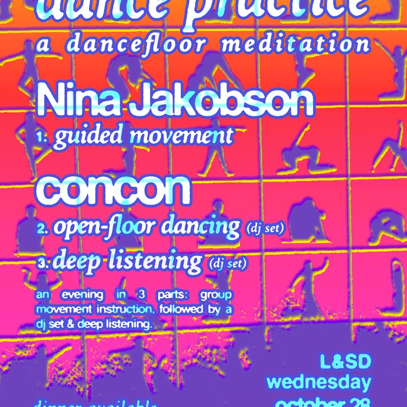 Cover Image for dance practice: Nina Jakobson + concon