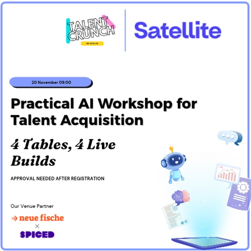 Cover Image for Practical AI Workshop for Talent Acquisition: 4 Tables, 4 Live Builds