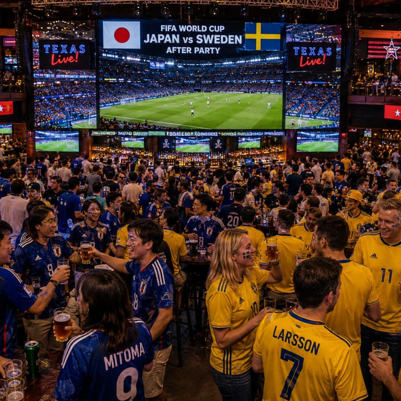 Cover Image for ワールドカップ2026 日本対スウェーデン戦 アフターパーティー