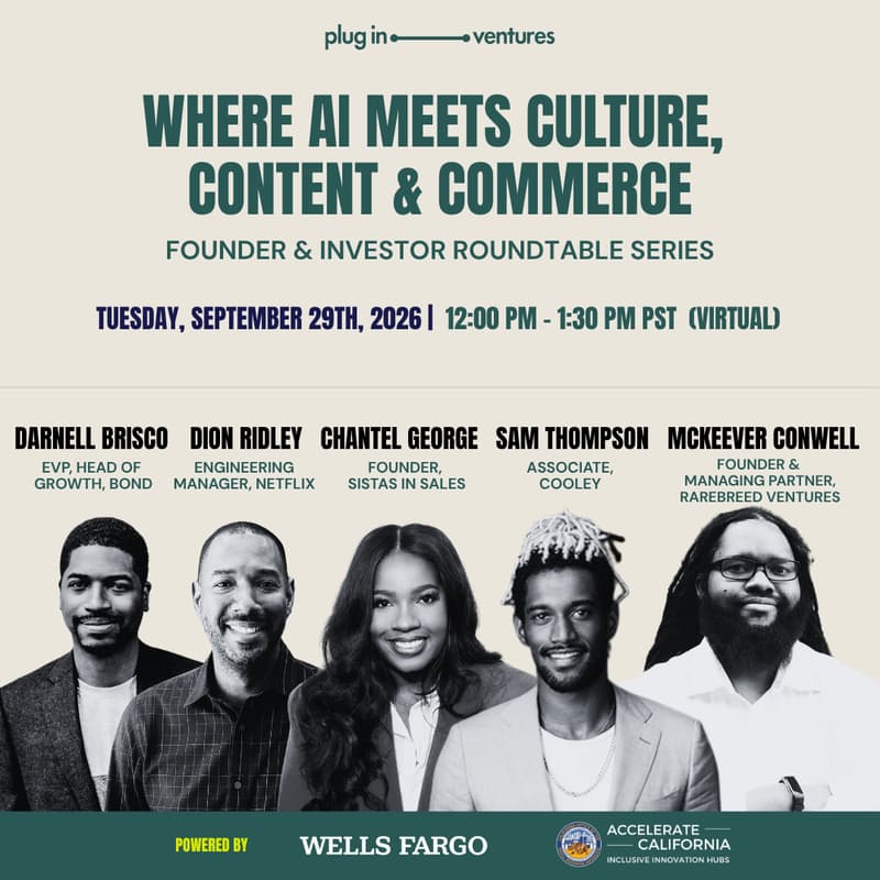 Cover Image for Founder & Investor Roundtable: Where AI meets Culture, Content & Commerce