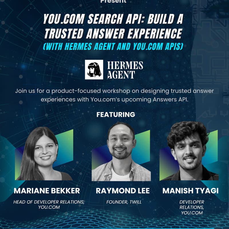 Cover Image for You.com Search API: Build a Trusted Answer Experience