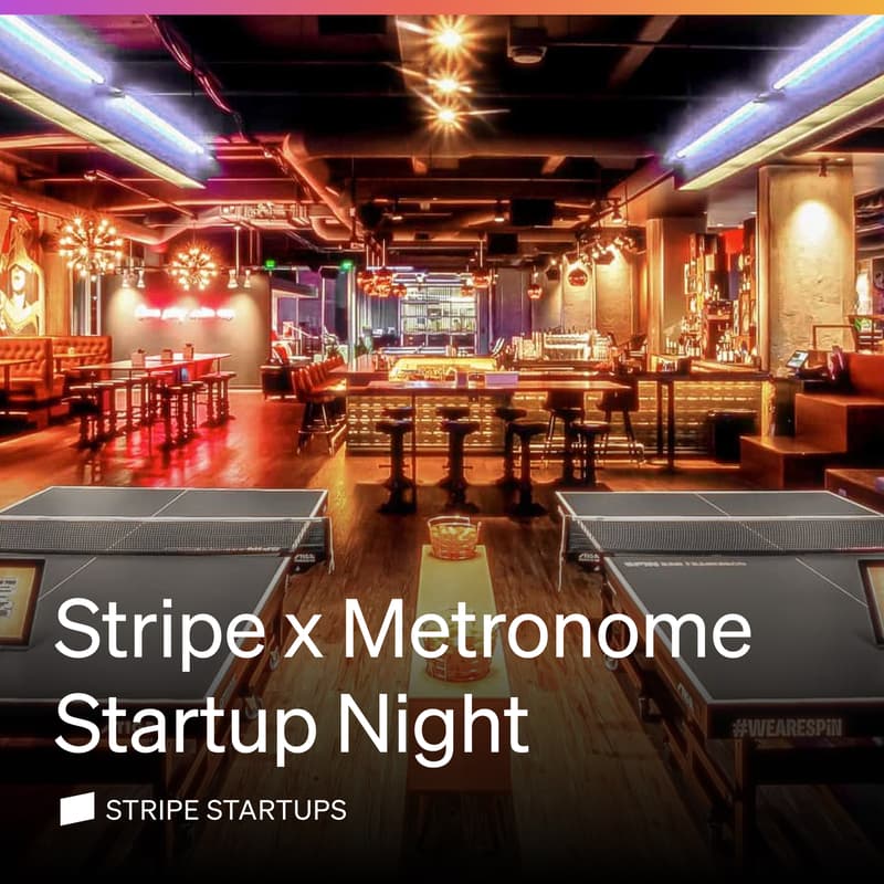 Cover Image for Stripe x Metronome Startup Night