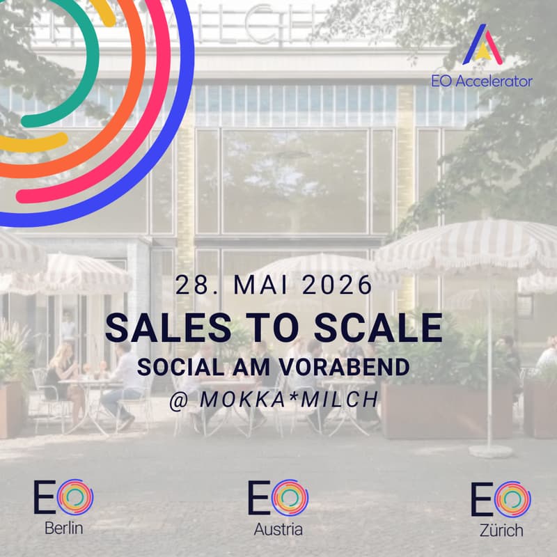 Cover Image for Sales to Scale - Social am Vorabend