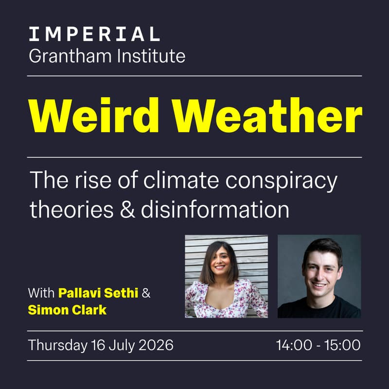 Cover Image for Weird Weather: The Rise of Climate Conspiracy Theories & Disinformation