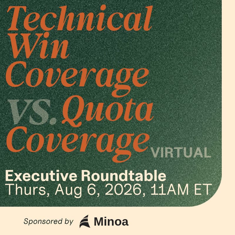 Cover Image for Technical Win Coverage vs. Quota Coverage: The Metric SE Leaders Should Actually Run On
