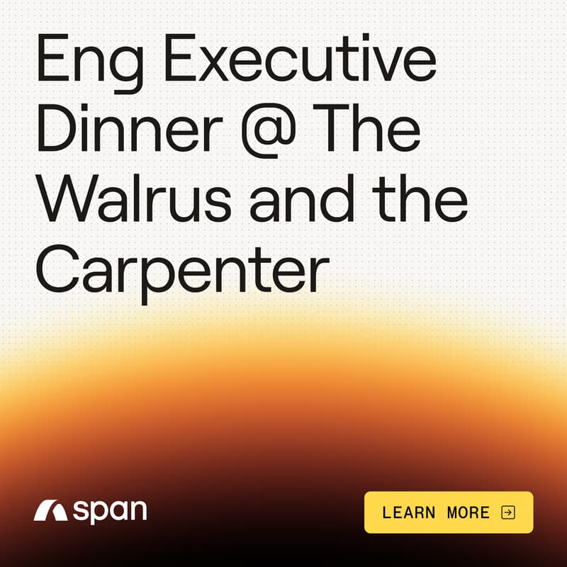 Cover Image for Engineering Exec Dinner @ The Walrus and the Carpenter