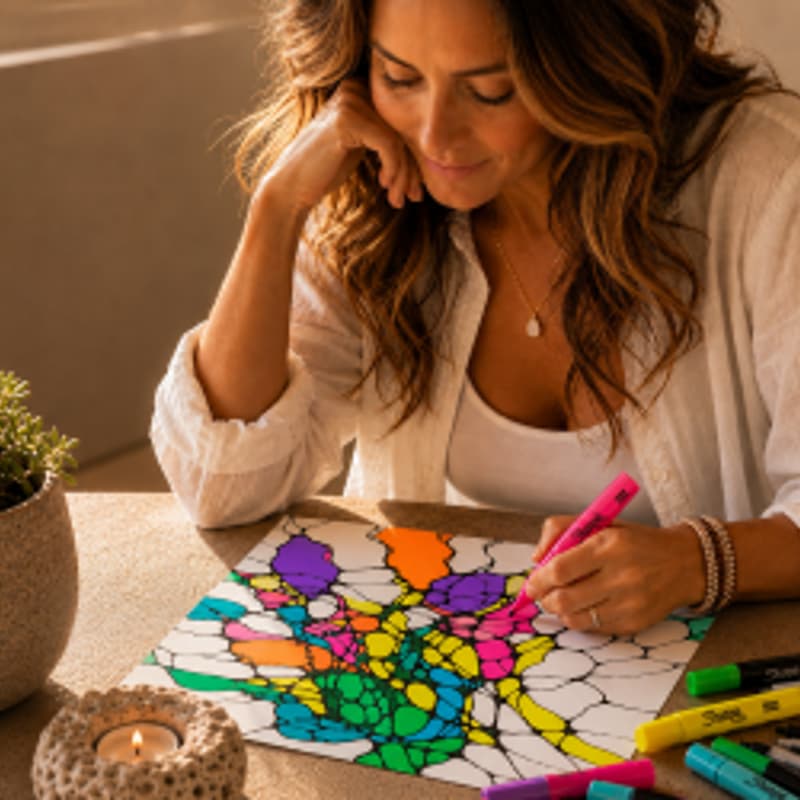 Cover Image for Creative Calm: Guided Drawing Meditation