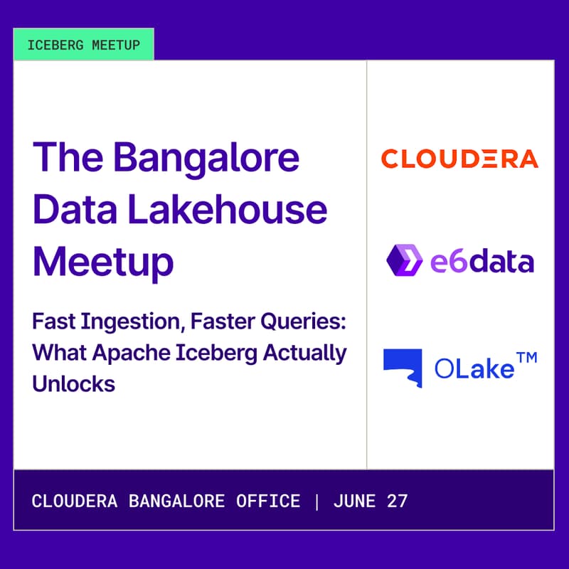 Cover Image for The Bangalore Data Lakehouse Meetup