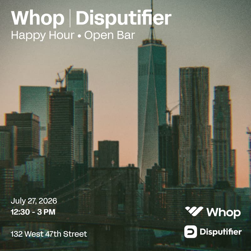 Cover Image for Whop | Disputifier Rooftop Takeover