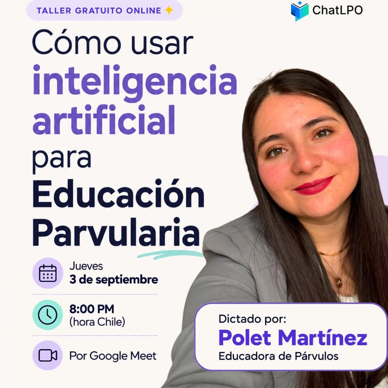 Cover Image for Taller IA para Educación Parvularia