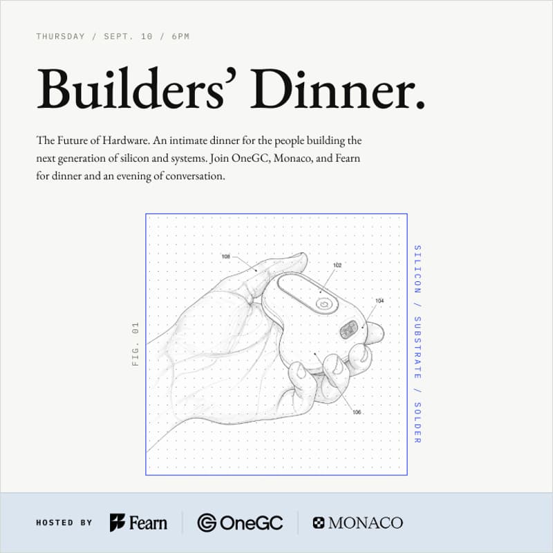 Cover Image for Fearn Builders' Dinner: The Future of Hardware