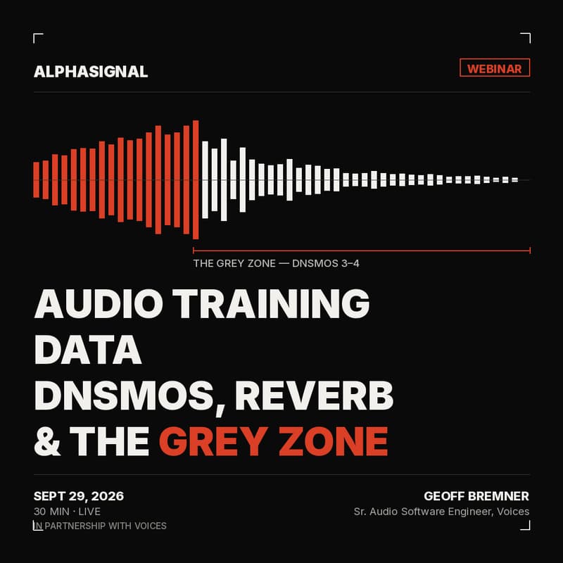 Cover Image for Audio Training Data: DNSMOS, Reverb, and the Grey Zone