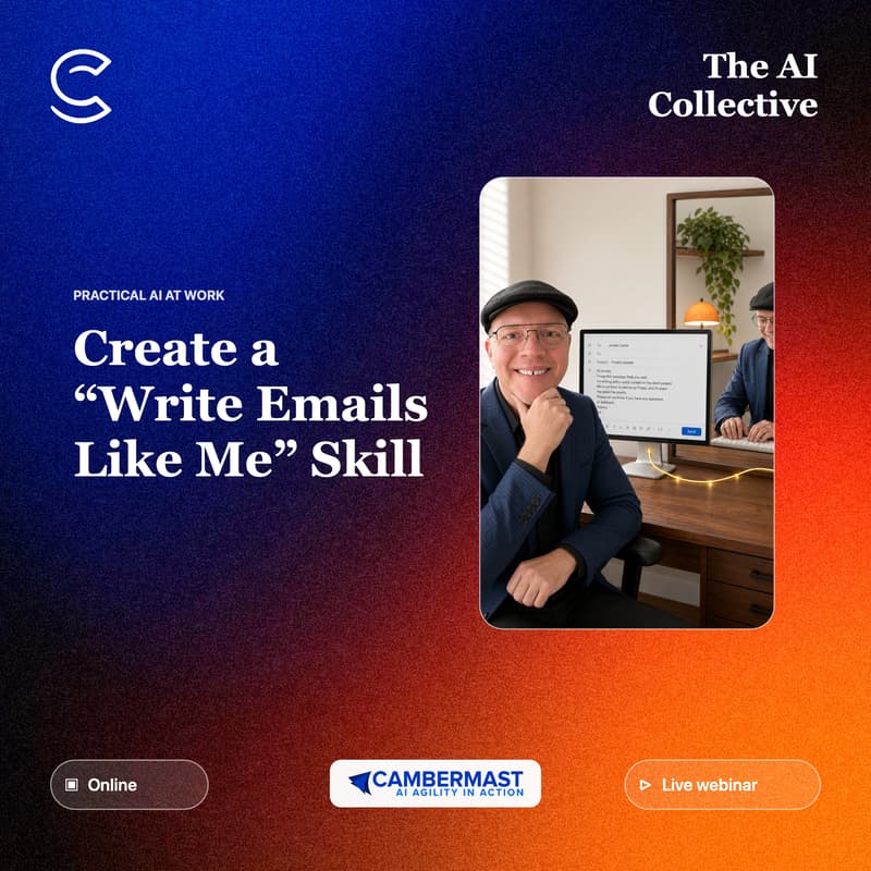 Cover Image for Practical AI at Work: Create a "Write Emails Like Me" Skill