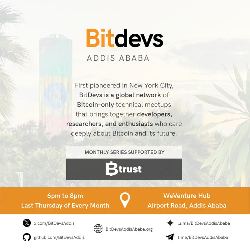 Cover Image for BitDevs Addis Ababa #2
