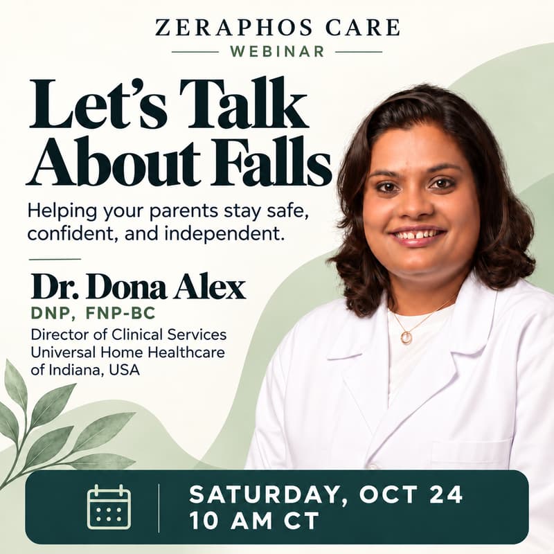 Cover Image for Let's Talk about Falls: Helping your parents stay safe, confident, and independent.