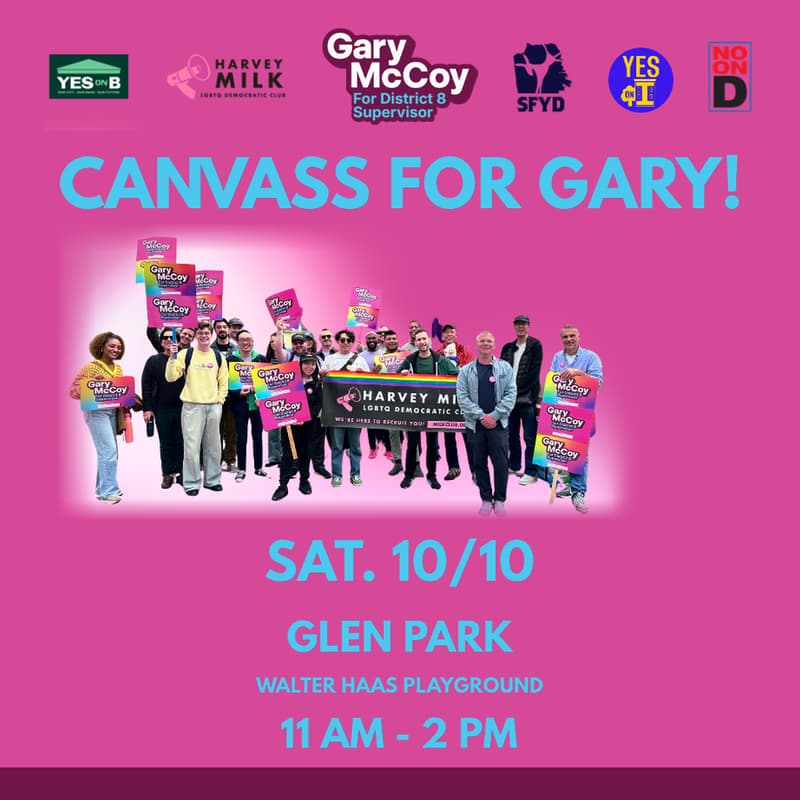 Cover Image for Gary McCoy x Yes on I x Yes on B x No on D Canvass