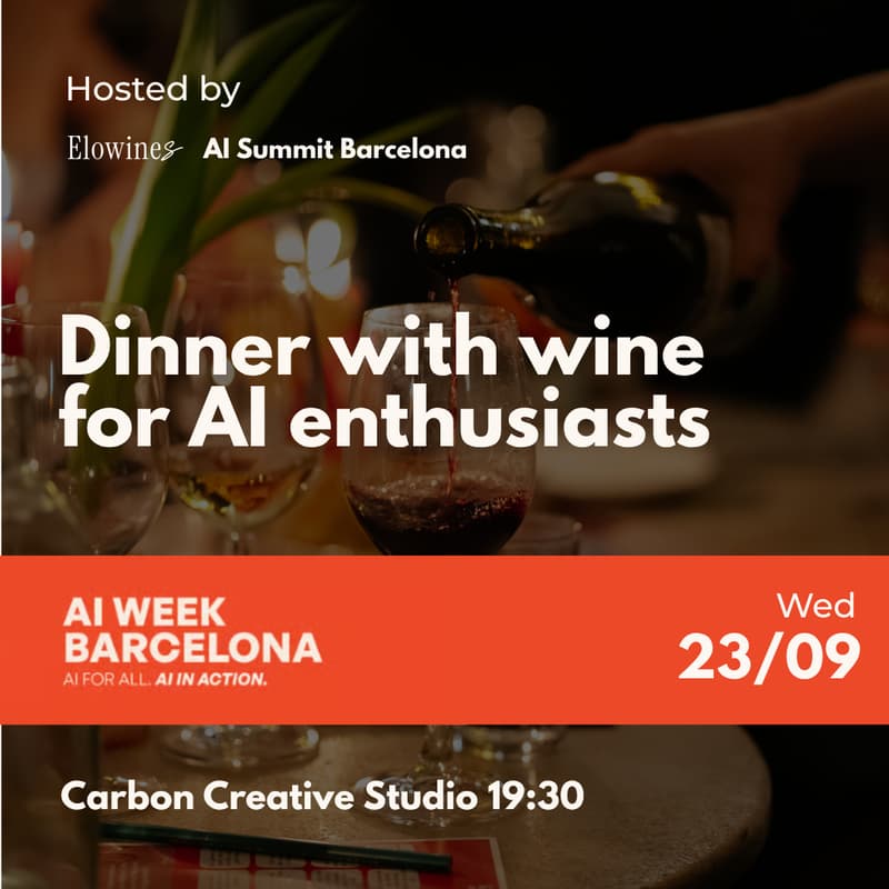 Cover Image for Dinner with wine for AI enthusiasts