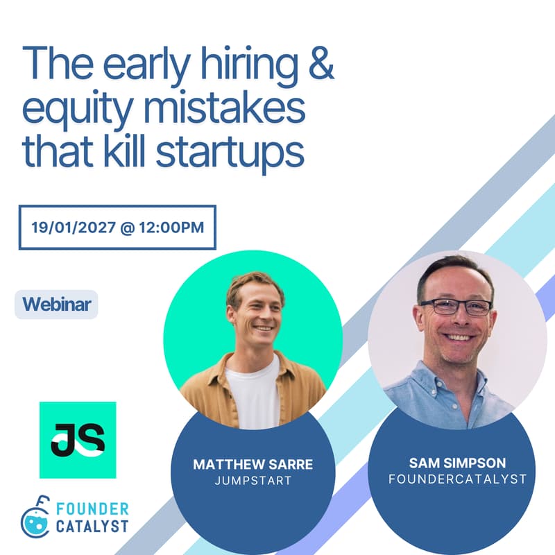 Cover Image for The early hiring & equity mistakes that kill startups