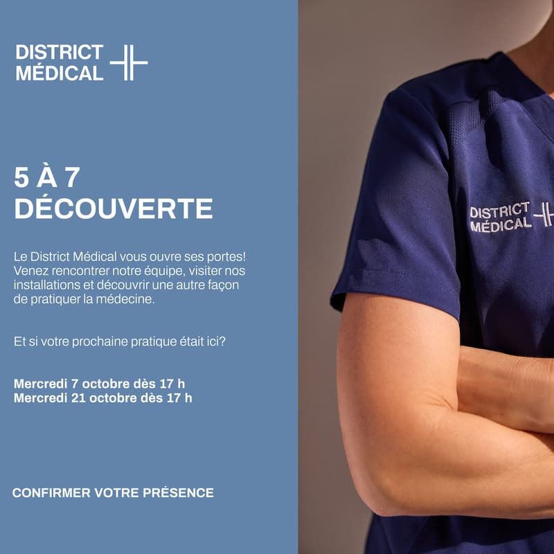 Cover Image for 5 à 7 | À la découverte du District Médical !