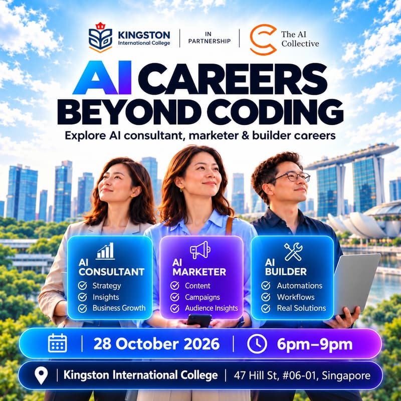 Cover Image for AI Careers Beyond Coding: Start Your Next Chapter in 90 Days(w/ The AI Collective)