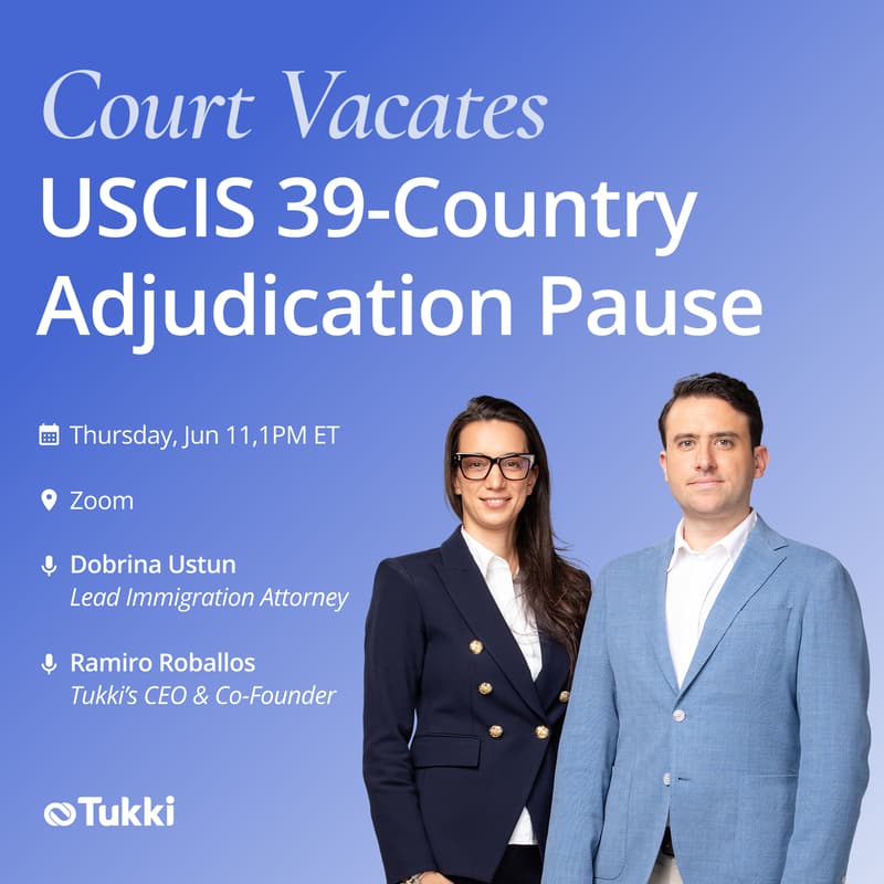 Cover Image for Court Vacates USCIS 39-Country Adjudication Pause