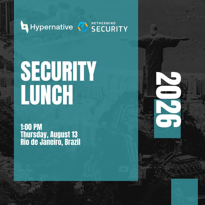 Cover Image for Security Lunch Roundtable with Hypernative and Nethermind