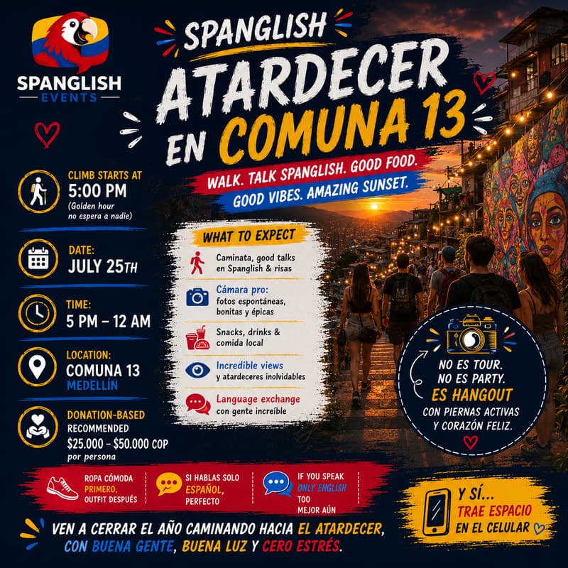 Cover Image for Spanglish Atardecer en Comuna13