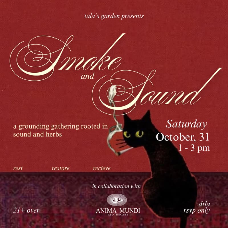 Cover Image for Herbal Smoke and Sound Bath