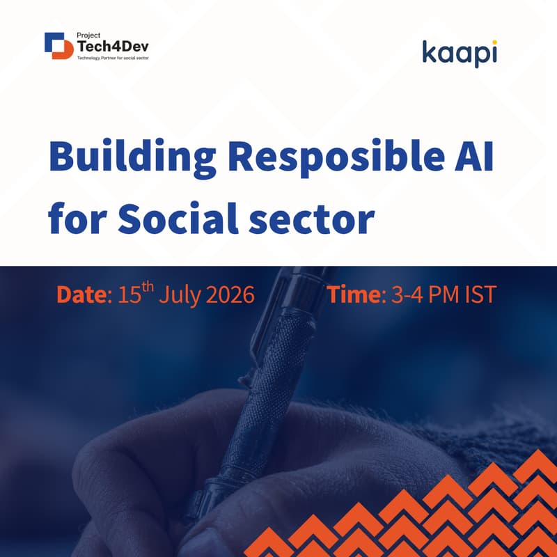 Cover Image for Building Resposible AI for Social sector - Kaapi & Tattle