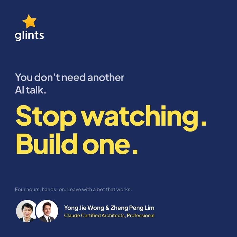 Cover Image for Stop watching AI demos. Build one with Glints
