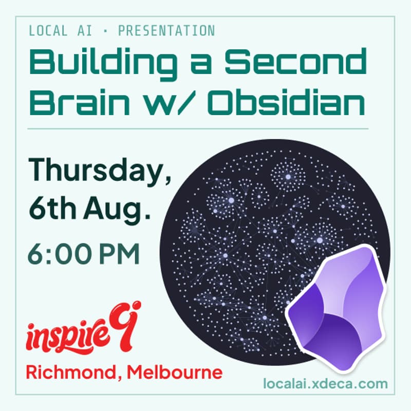 Cover Image for Build a Second Brain w/ Obsidian & localAI
