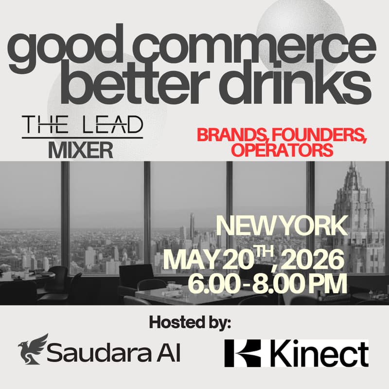 Cover Image for The LEAD Summit Mixer: Good Commerce, Better Drinks!