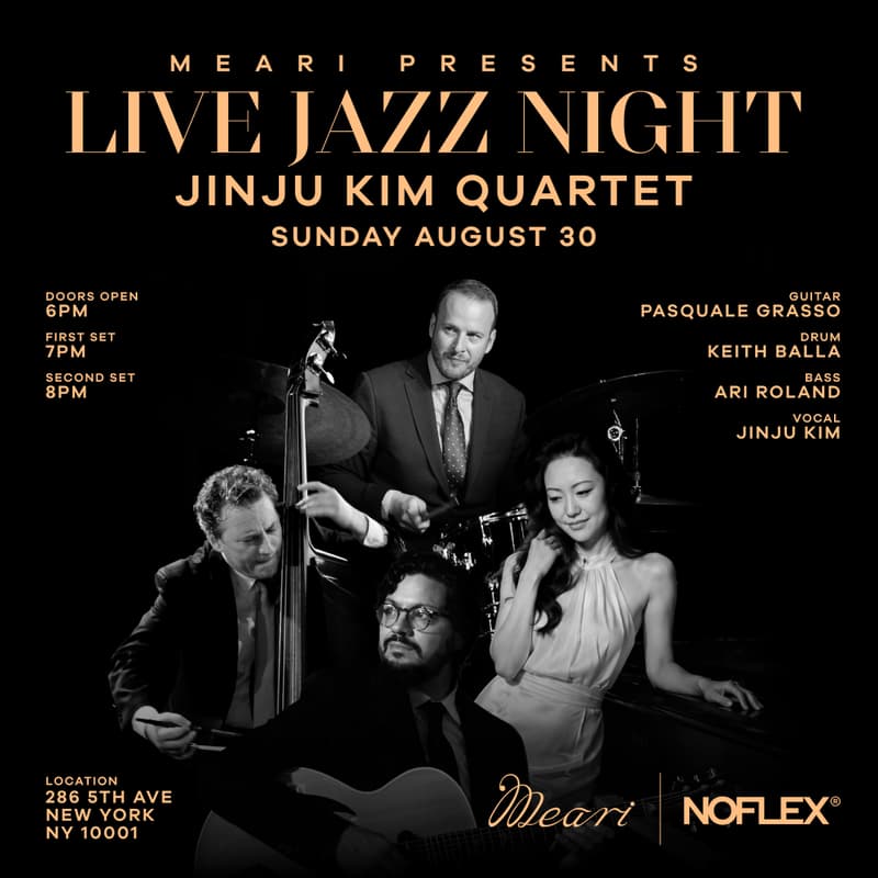 Cover Image for Meari Live Jazz Night: Jinju Kim Quartet