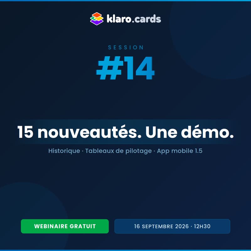 Cover Image for Les 15 nouveautés de la rentrée (Klaro Cards Session #14)