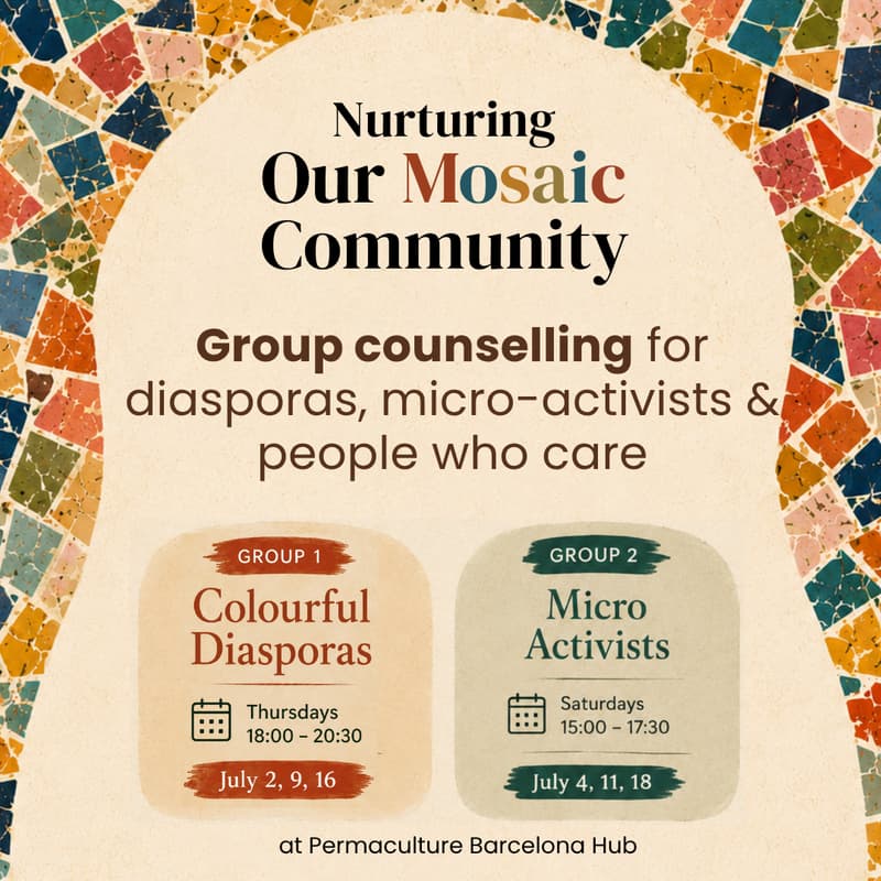 Cover Image for Nurturing Our Mosaic Community: Group Counselling for Micro Activists (1st Meeting)