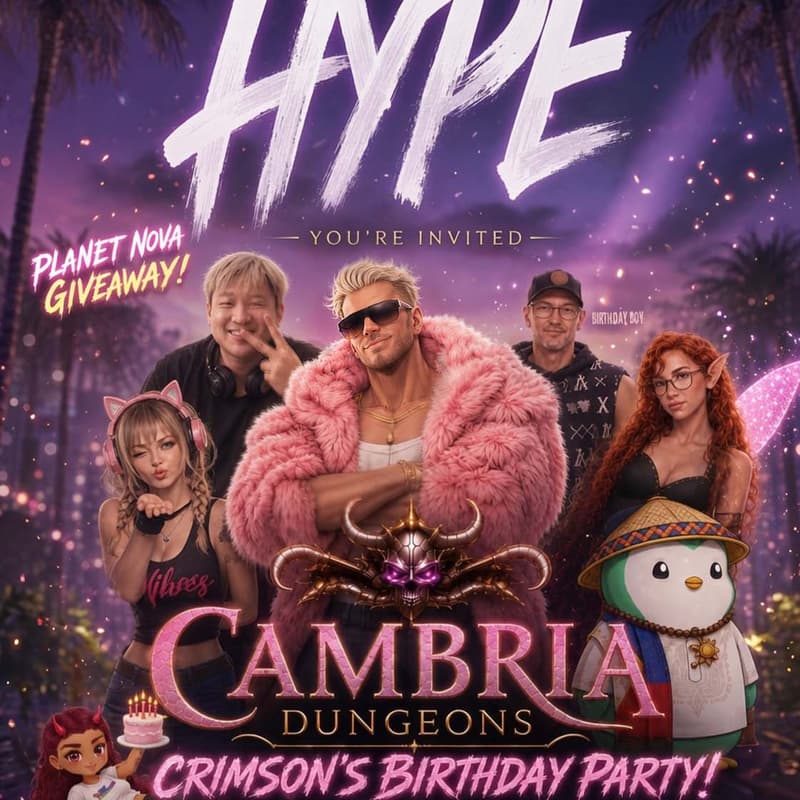 Cover Image for Doug Hype Club Game night w/ Cambria