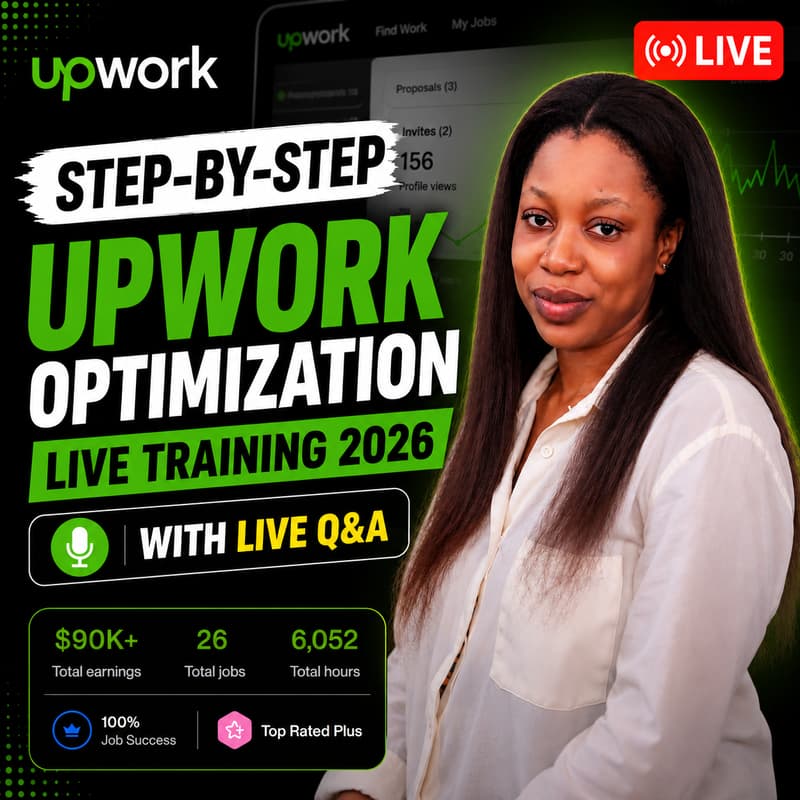 Cover Image for Step-by-Step Upwork Optimization Live Training 2026 (with Q&A)
