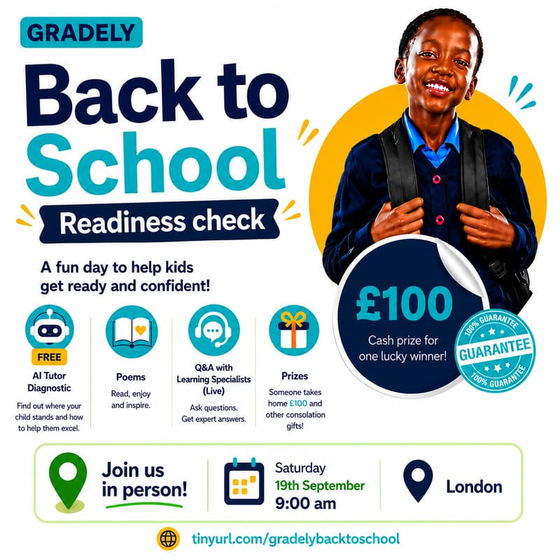 Cover Image for Gradely Back to School (Readiness check)