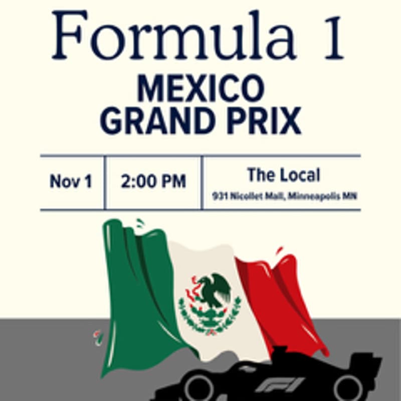 Cover Image for Formula 1 Mexico GP Race Meetup
